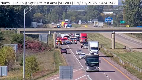 Serious Injury Crash MM141 SB I29 (rest area)