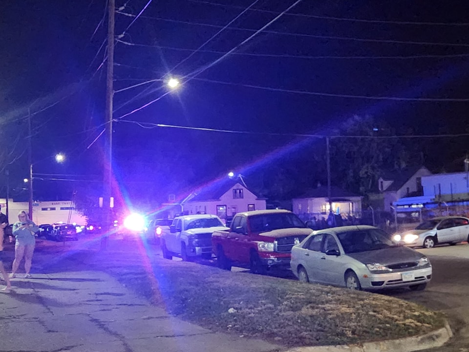 Suspect in custody was transported to hospital about 10:30pm...