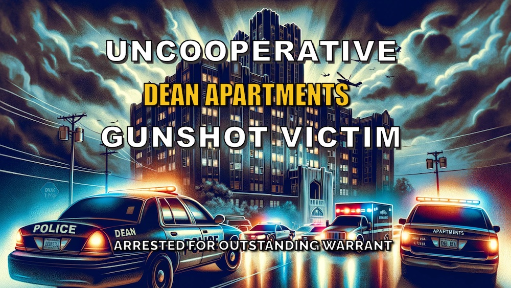 Gunshot Incident at Dean Apartments Sunday Leads to Hospitalization and Arrest